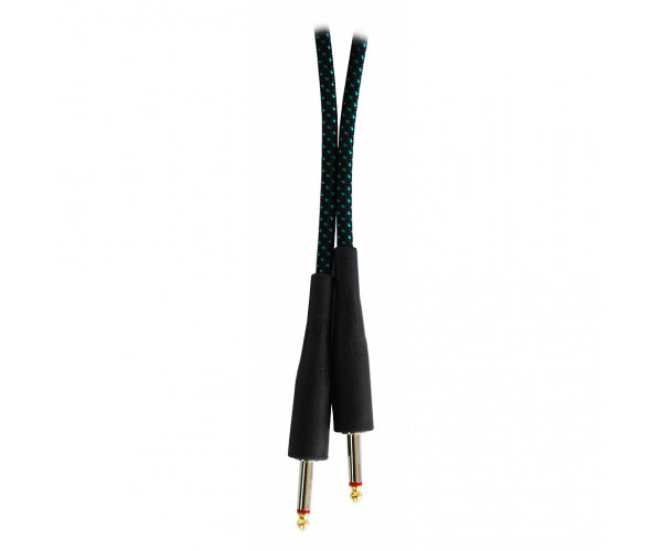 Інструментальний кабель Інструментальний кабель Bespeco RA900 (Чорно-зелений)