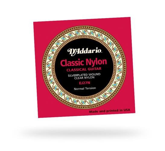 Струни для класичної гітари D&#039;ADDARIO EJ27N Student Classics Normal Tension