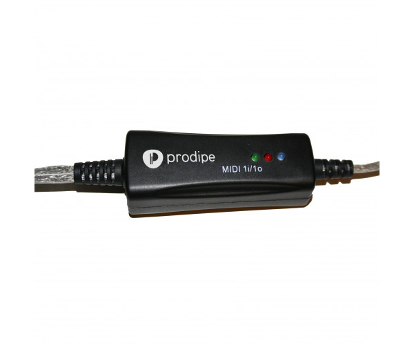 MIDI интерфейс USB MIDI Аудіоінтерфейс / звукова карта Prodipe 1in/1out