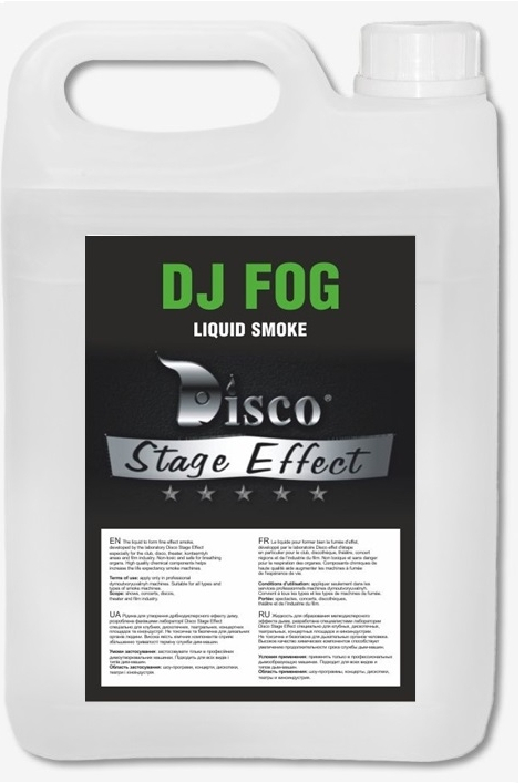 Жидкость для дыма Disco Effect D-DF DJ Fog, 5 л