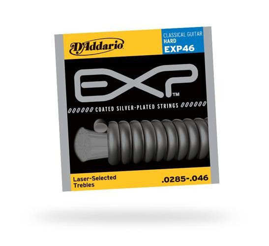 Струны для классической гитары D'ADDARIO EXP46 EXP CLASSICAL HARD TENSION