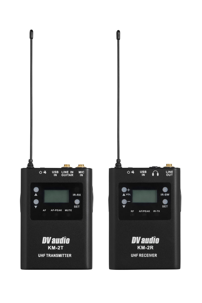 Репортерський мікрофон Накамерна радіосистема DV audio KM-2TR