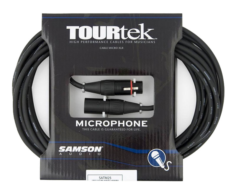 Микрофонный кабель SAMSON TM25 Tourtek Microphone Cable (7.62m)