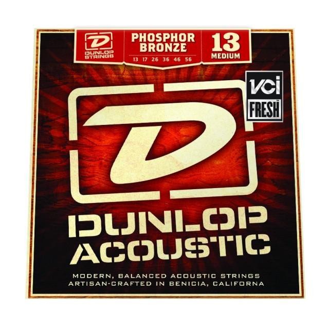 Струны для акустической гитары DUNLOP DAP1356 PHOSPHOR BRONZE MEDIUM