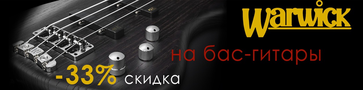 Акція: Warwick Pro Series зі знижкою 33%!
