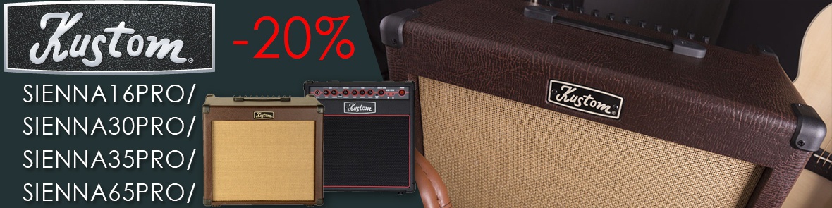 Акция: -20% на комбоусилители Kustom!